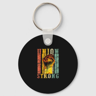 Sterke werknemers op de eerste werkdag van de Unie Sleutelhanger