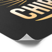 Sterke wervelkolom Grote Chiropractor Quote Design Poster (Hoek)