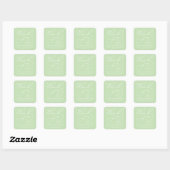 STERKE WHIMISCHE CALLIGRAFIE BEDANKT STICKER (Vel)