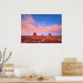Sterke winden over Desert Valley Poster (Keuken)