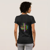 Sterke Woman Wolk T-shirt (Achterkant volledig)