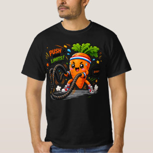 Sterke Wortel Battle Ropes Fitness Motivatie Masco T-shirt
