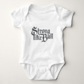 Sterke zoals Bull Baby Bodysuit (Voorkant)