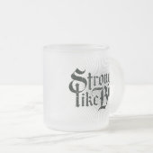 Sterke, zoals Bull-mok koffie Matglas Koffiemok (Voorkant rechts)