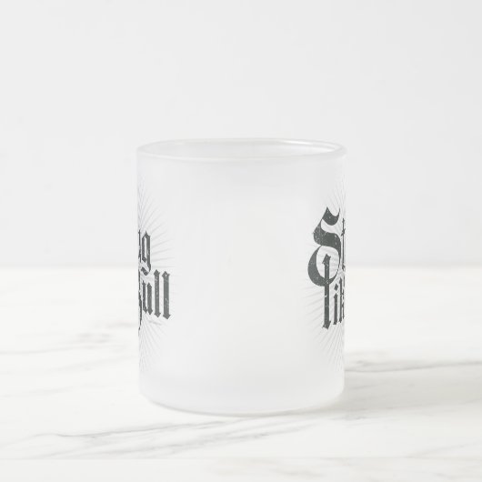 Sterke, zoals Bull-mok koffie Matglas Koffiemok (Center)