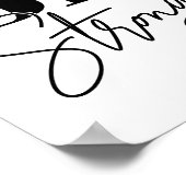 Sterke zwarte en witte Motivatie offertes Poster (Hoek)