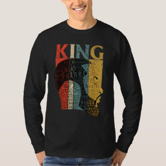 Sterke Zwarte Koning Afrikaans-Amerikaanse Natuurl T-shirt