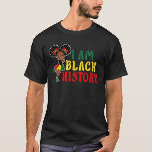 Sterke zwarte koningin Ik ben Zwarte Geschiedenis  T-shirt