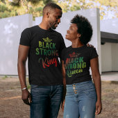Sterke zwarte koningin t-shirt