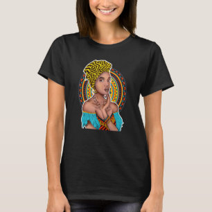 Sterke zwarte vrouw afrikaanse vrouw zwarte trots t-shirt