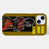 STERKE ZWARTE VROUW - Geef nooit op Case-Mate iPhone Case (Achterkant (horizontaal))
