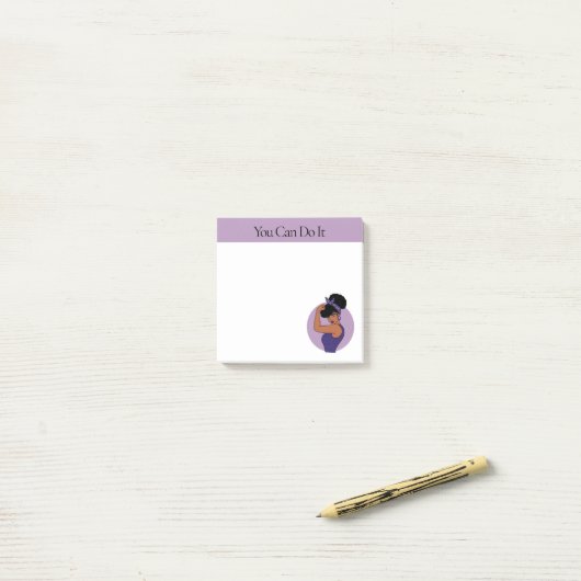 Sterke zwarte Vrouw Post-it notities Post-it® Notes (Op bureau)