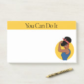 Sterke zwarte Vrouw Post-it notities Post-it® Notes (Op bureau)