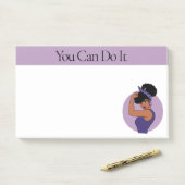 Sterke zwarte Vrouw Post-it notities Post-it® Notes (Op bureau)