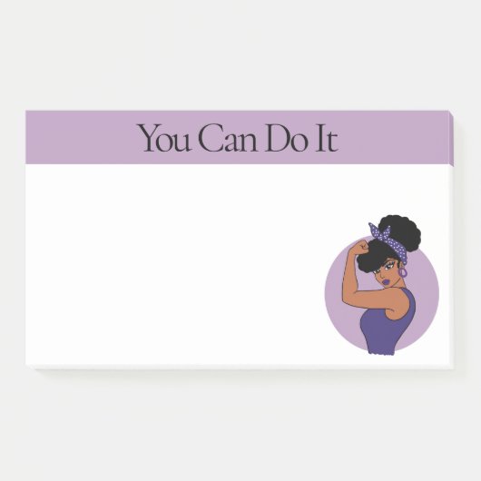 Sterke zwarte Vrouw Post-it notities Post-it® Notes (Voorkant)