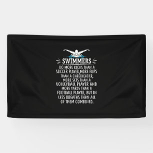 Sterke zwembad voor vrouwen spandoek