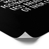 Sterke zwembriem-zwembad voor mannen poster (Hoek)