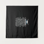 Sterke zwembriem-zwembad voor mannen wandkleed (Voorkant (horizontaal))