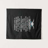 Sterke zwembriem-zwembad voor mannen wandkleed (Voorkant (horizontaal))