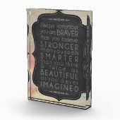 Sterker, braver, Typografie Fotoblokken (Rechts)