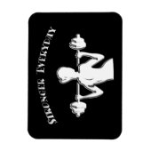 Sterker dagelijks - Vrouwen Magneet (Verticaal)