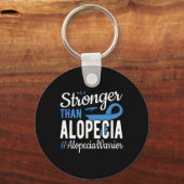 Sterker dan Alopecia Sleutelhanger (Achterkant)
