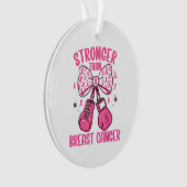 Sterker Dan Borstkanker Ornament (voorkant)