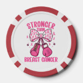 Sterker Dan Borstkanker Poker Chips (Achterkant)