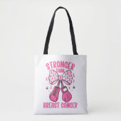 Sterker Dan Borstkanker Tote Bag (Voorkant)