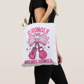 Sterker Dan Borstkanker Tote Bag (Dichtbij)