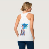 Sterker Dan de Storm Inspirerend Grafisch Werk Tanktop (Volledige Achterkant)