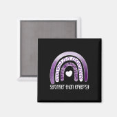 Sterker dan Epilepsie Overlevende Paarse R Magneet (Voorkant / Achterkant)