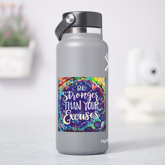 Sterker dan excuses Fun Blue Inspirivity Sticker (HydroFlask)