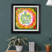  sterker dan excuses Inspirivity school Poster