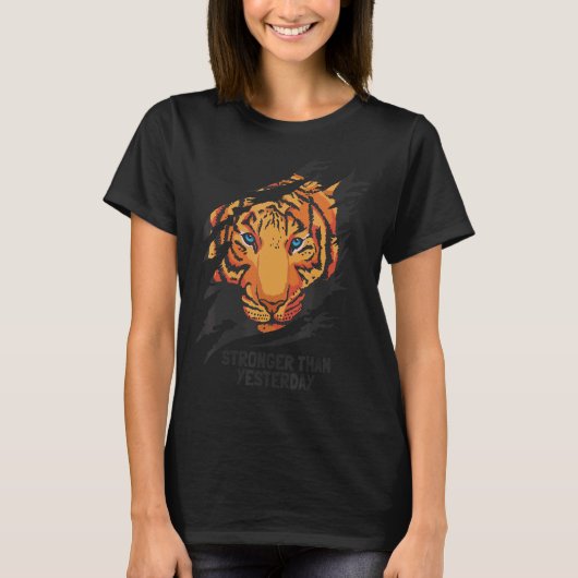 Sterker dan gisteren in de buurt van de engelse ti t-shirt (Voorkant)