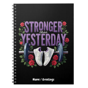 Sterker Dan Gisteren – Motivatie, Fitness Notitieboek