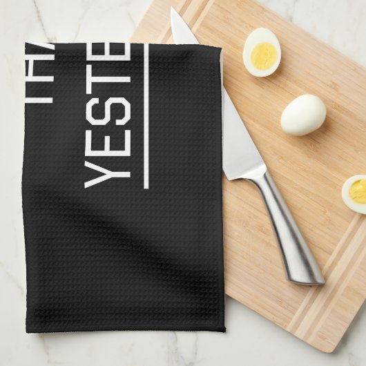 Sterker dan gisteren theedoek (Quarter Fold)