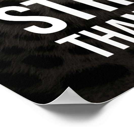 Sterker dan gisteren - tijger poster (Hoek)