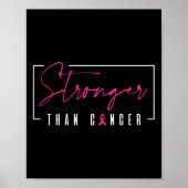 Sterker dan het roze lint van borstkanker poster (Voorkant)