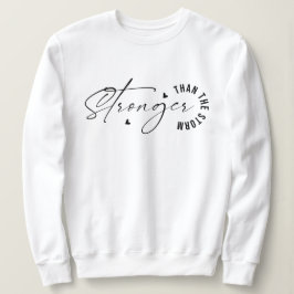 Sterker dan het Storm Eenvoudig Inspirerend Trui