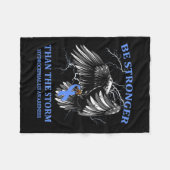 Sterker dan het Storm Hydrocefalus Fleece Deken (Voorkant (Horizontaal))