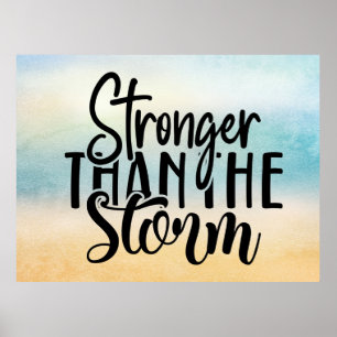 Sterker dan het storm poster