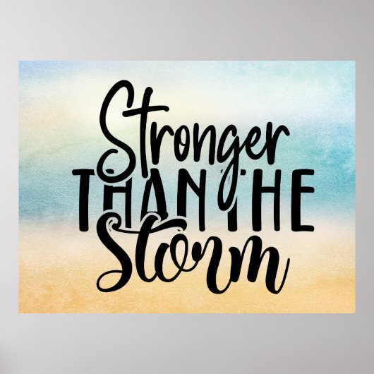 Sterker dan het storm poster (Voorkant)