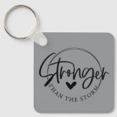 Sterker dan het storm sleutelhanger (Voorkant)