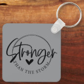 Sterker dan het storm sleutelhanger (Achterkant)