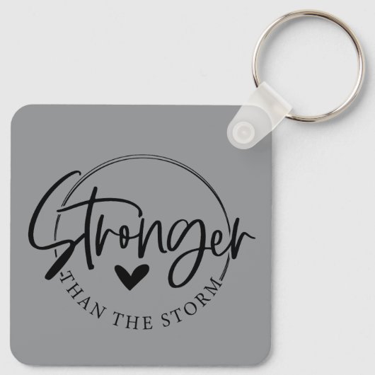 Sterker dan het storm sleutelhanger (Achterkant)