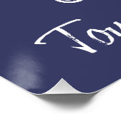Sterker Dan Ik Er Uitzie Vlinder Stempel Perfect Poster (Hoek)