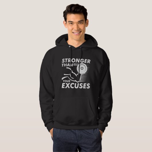 Sterker dan je accijnzen hoodie (Voorkant volledig)