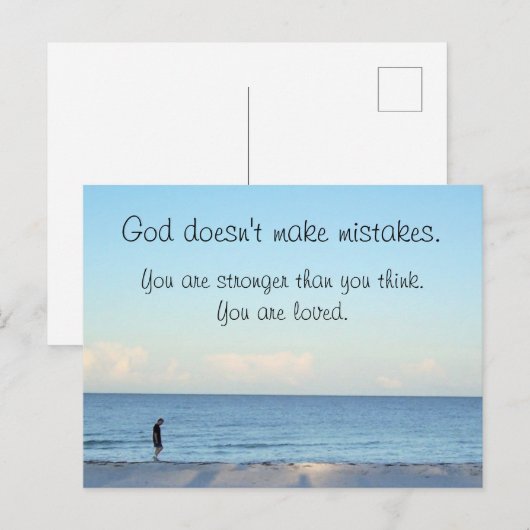 Sterker dan je denkt briefkaart (Voorkant / Achterkant)