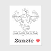 Sterker dan je denkt – Sticker versterken (Vel)